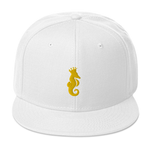 Laden Sie das Bild in den Galerie-Viewer, Dwayne Elliott Collection Snapback Hat - Yellow Seahorse Logo - Dwayne Elliott Collection